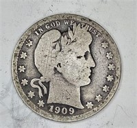 1909 Barber Quarter