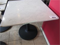 Marble Top 4 Top, Square Table  30  in