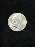 1955 Benjamin Franklin Half Dollar