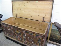 1884 DATED IMMIGRANT or DOWER CHEST *1884 DATED*