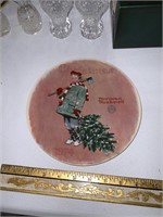 ROckwell Plate "scotty gets his tree"