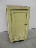 19"x 23" x37" Vintage Painted Wood Cabinet