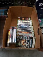Box of xbox games
