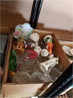 Box of miscellaneous figurines