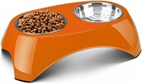 New $83 Elevated Dog Bowl(Orange)