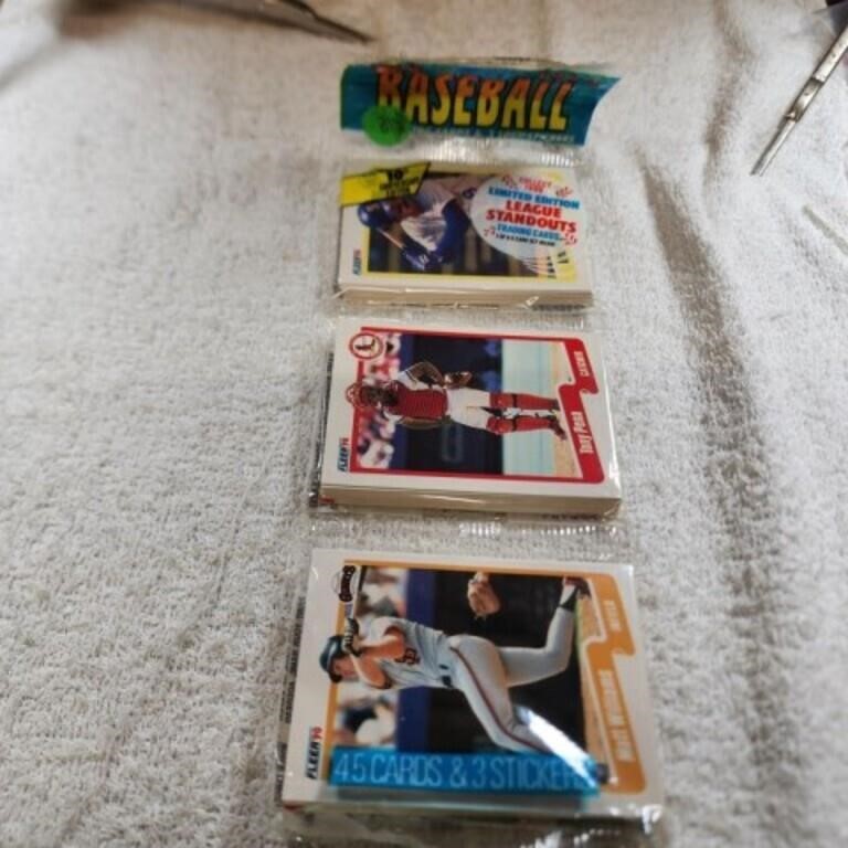 1990 Fleer Baseball Rack Pack 10th Anniv. Cards