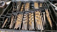 Drill bit set with case