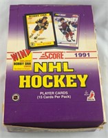 1991 Nhl Score Hockey Card Box