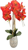 Very Nice Artificial Orchid in Vase
