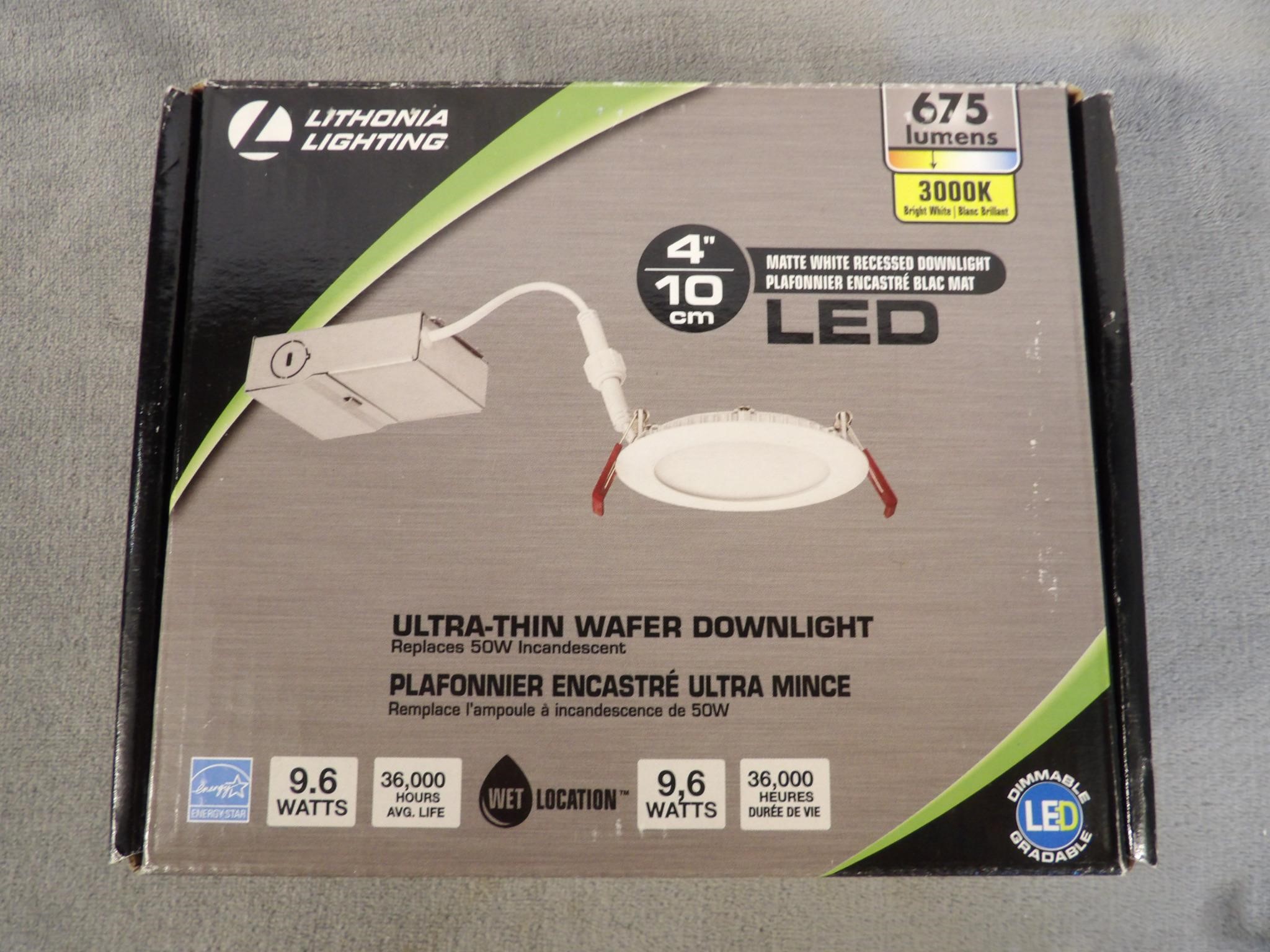 Lithonia Lighting 4" Ultra-thin wafer downlight
