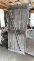 Antique wood door
