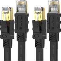 SEALED-2 Pack Cat 8 Ethernet Cable 6FT