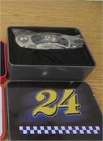 Jeff Gordon Pocket Knife, New in Tin