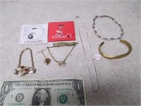 Jewelry Lot - 925 Marked Necklace & Bracelet -
