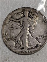 1941-S SILVER WALKING LIBERTY HALF DOLLAR