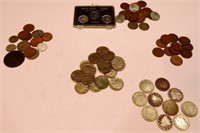 Nickels, Pennies & Foreign Coins