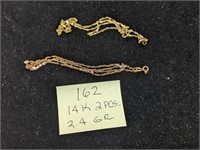 14k Gold 2.4g Necklaces