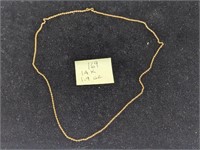 14k Gold 1.9g Necklace