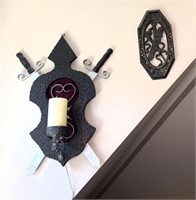 Shield & Sword Repo Wall Décor Lamps