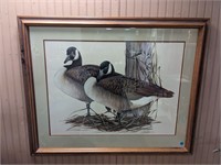 Lg. Art LaMay Canadian Geese Signed/Numbered Print