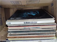 Box of Vinyl Records