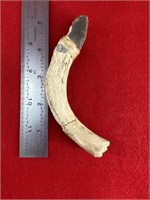 Hafted Scraper     Indian Artifact Arrowhead