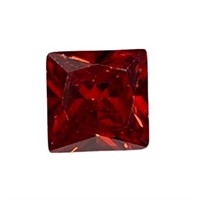 Genuine 7.76ct Princess Orange Sapphire Gemstone