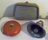 Vintage Firetruck Speakers & Fire Alarm Bell