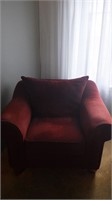 Large Burgundy Chair