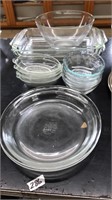 (15) COLL OF PYREX COOKING DISHES