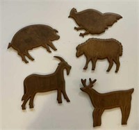 Wooden Animal Figures