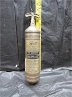 Vintage Brass Pyrene Heavy Duty Fire Extinguisher