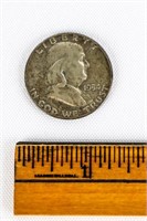 1954 Benjamin Franklin Half Dollar