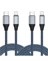 (New) USB C to Lightning Cable, 3 Pack 10FT 20W