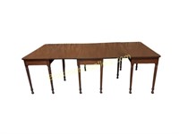 Walnut D End Dining Table