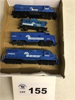 CONRAIL ENGINES AND CABOOSE