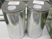 Set of Two Radiation Cans