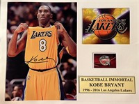 LA Lakers Kobe Bryant signed photo