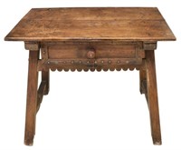 RUSTIC SPANISH LOW TABLE, 18TH C.