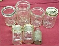 Group of Ball & Kerr Wide Mouth Jars