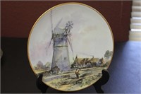 Collector's Plate - Romantic Windmills