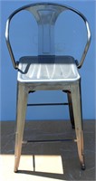 Stainless Steel Bar / Shop Stool 40"T 27" Seat