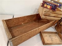 Wood crates/boxes & more