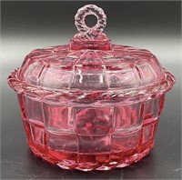 MCM Dalzell Viking Cranberry Covered Dish