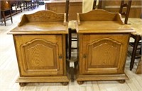 Continental Oak Side Cabinets.