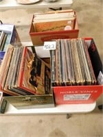 3 Boxes Of Assorted Record Albums -