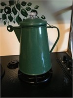 enamal ware, large coffee kettle