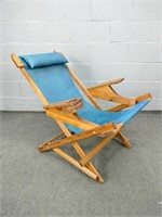Folding And Rocking Deck Chair