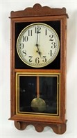 Sessions Oak Regulator Clock C. 1910