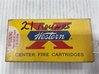 21 ROUNDS OF WESTERN X 380 AUTO 95 GR. FULL METAL